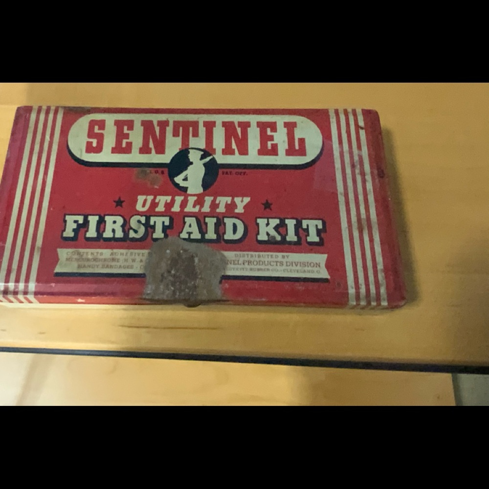 Vintage Sentinel Utility First Aid Kit